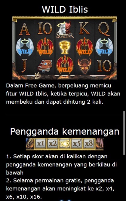 Hadiah Game Slot Wild Iblis