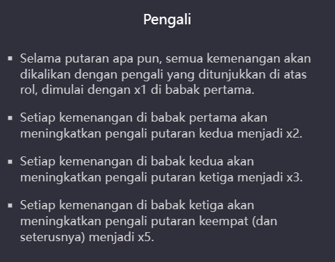 Syarat pengali hadiah slot mahjong ways