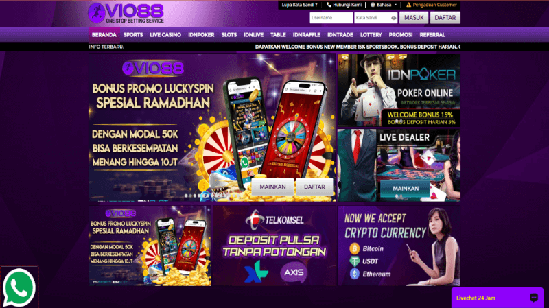Mengakses Permainan Slot Fruit Party di Situs Vio88