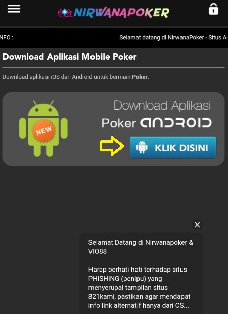 Petunjuk download Aplikasi Idn Poker Apk
