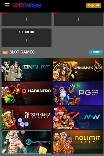 Pilihan Permainan Slot