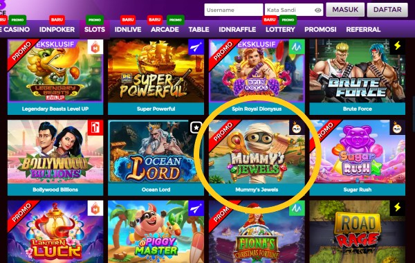 game slot mummy's jewels di vio88