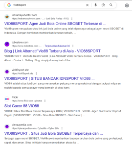 penelusuran web situs vio88sport