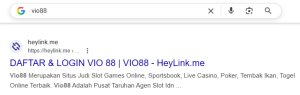 penelusuran web situs vio88