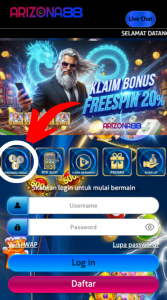 halaman website arizona88