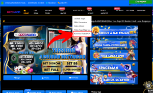 halaman website paito