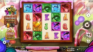 tampilan depan game slot wild beans playtech